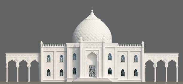 istock Oriental palace building in Moorish style facade 1939901371