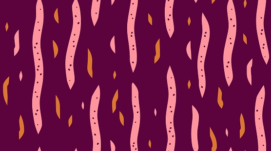 Abstract wallpaper graphics with maroon and peru, seamless continuous patterns. Vector Eps 10. Abstract seamless pattern. Background pattern, background texture, surface. Simple endless vector illustration. Abstract background with cute wavy line pattern.