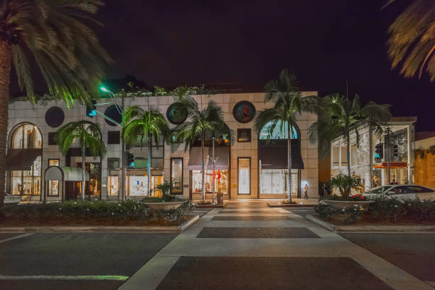 istock Crosswalk in Rodeo Drive at night 1939915868