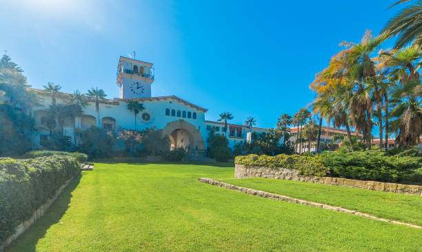 istock Santa Barbara courthouse under a shining sun 1940025279