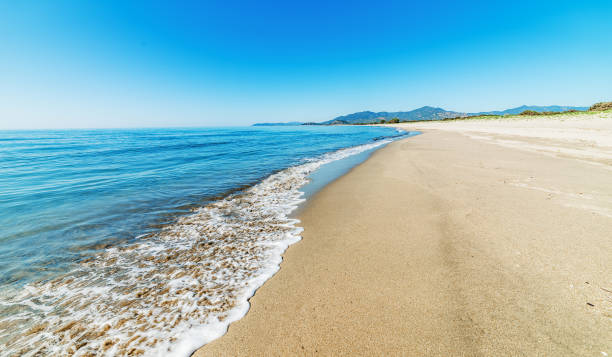 istock Golden sand in Feraxi beach 1940026881