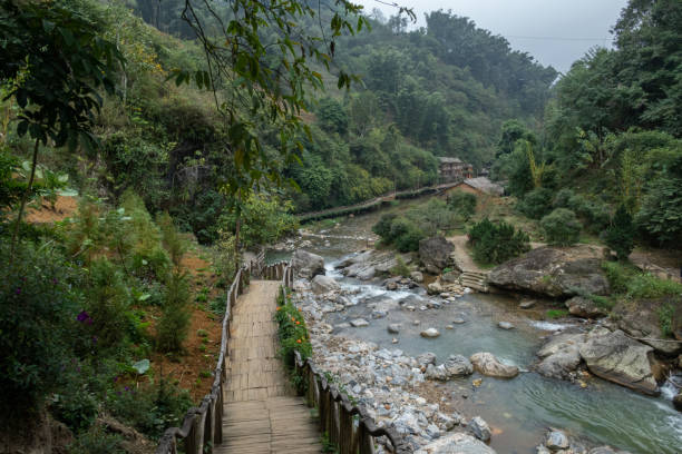 istock Cat Cat Waterfall in Sa Pa district, Northern Vietnam 1940032297