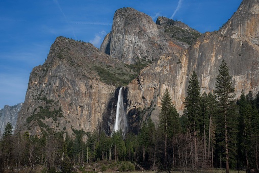 Bridalveil Falls from Yosemite Valley