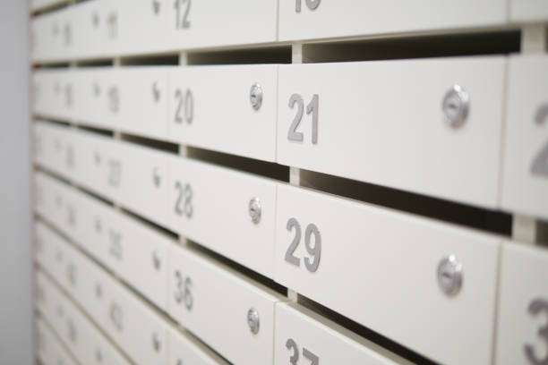 istock storage box in public place. safe storage locker for shopping malls 1940092464