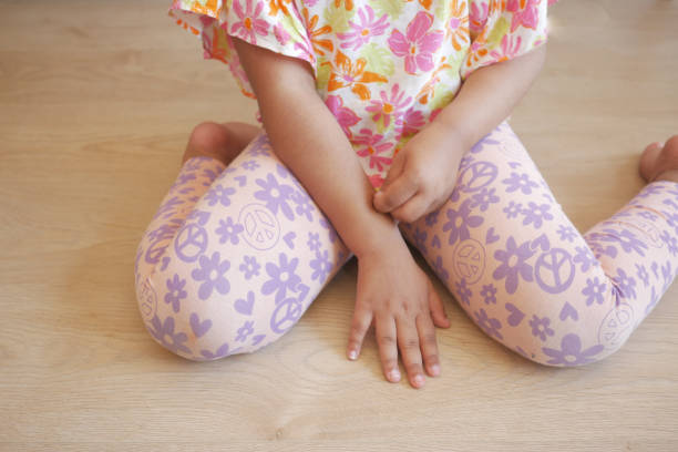 istock child sitting W posture on the floor . 1940092827