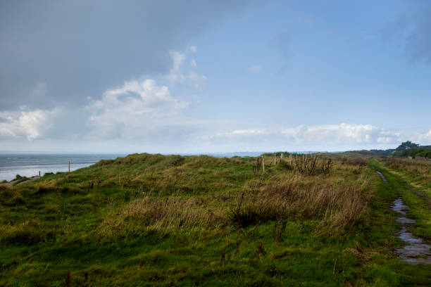 istock East Wittering beach, low dunes and pathway. 1940108269