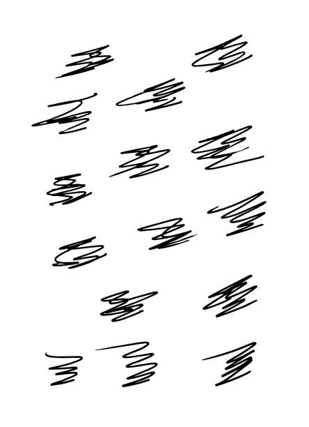 マーカー落書きセット - blob black splattered spotted点のイラスト素材／クリップアート素材／マンガ素材／アイコン素材