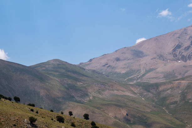 Mountainous area, the ridge of the mountain, extreme terrain view. Taurus Mountains, Mediterranean region.