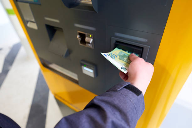 istock Pay at the machine. Fees are expensive in the parking garage. 1940240851