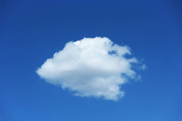 istock A lonely white cloud flies in the blue sky. 1940251421