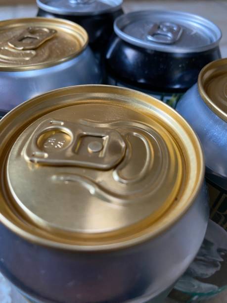 istock Beer Cans from Above Bird’s Eye Aerial View Can Tin Recyclable Group of Objects Close-Up 1940303849