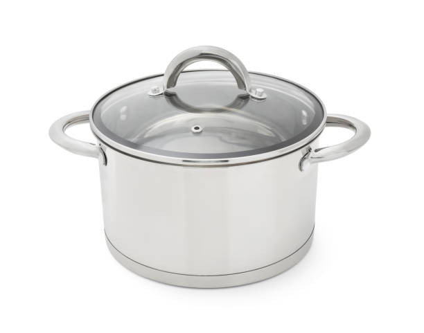 istock One steel pot with glass lid isolated on white 1940337359