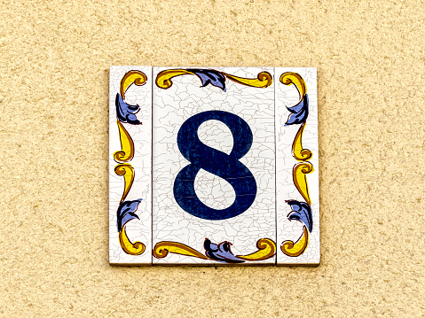 Residential building number in Aicante, Spain