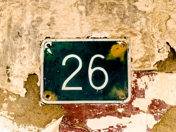 istock Residential building number on house exterior wall 1940384948