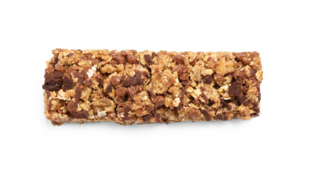 istock One tasty granola bar isolated on white, top view 1940395977