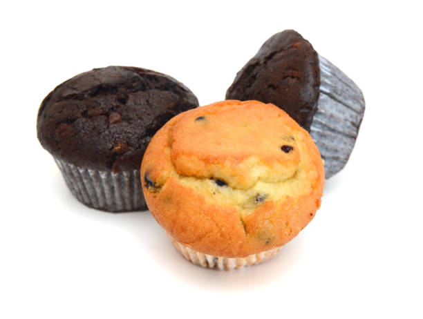 istock Tasty muffin cake, isolated on white 1940423916