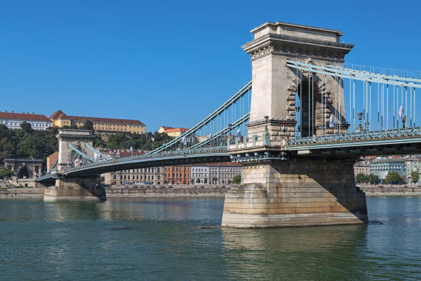 istock Szechenyi Chain Bridge in Budapest, Hungary 1940462033