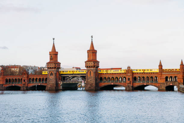 istock A yellow U-Bahn train crosses the Oberbaum Bridge in Berlin, Germany 1940465446