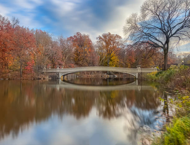 istock Bow bridge in late autumn 1940506490
