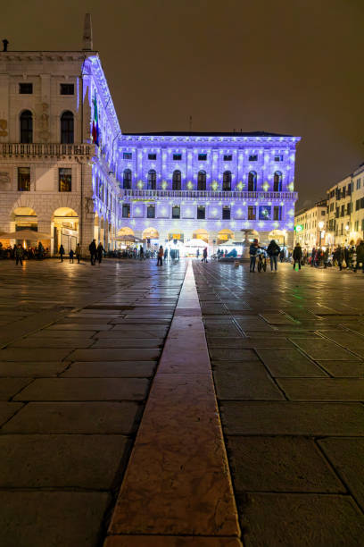 Padova illuminata - foto stock