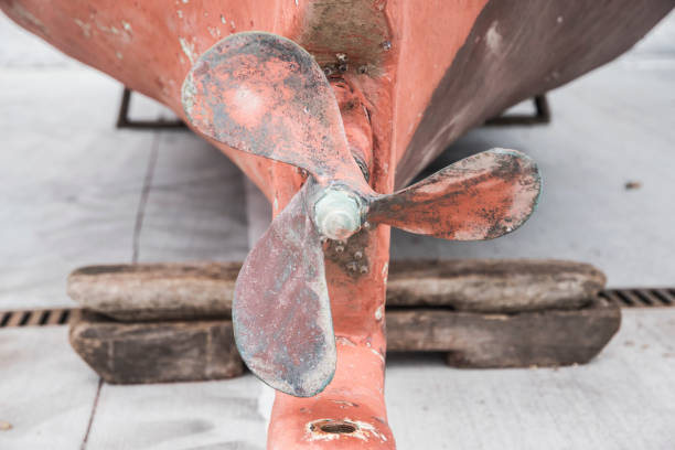 istock Fishing boat propeller 1940581958