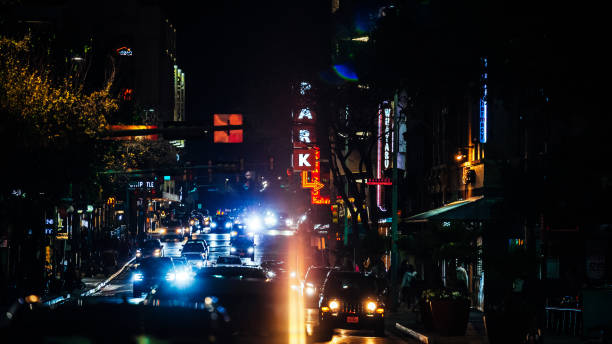 istock City downtown by night - San Antonio, Texas 1940623772