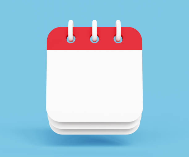 istock 3D schedule planning concept. Business appointment, meeting, reminder or time management concept. 3D blank calendar icon. 3d illustration 1940649511