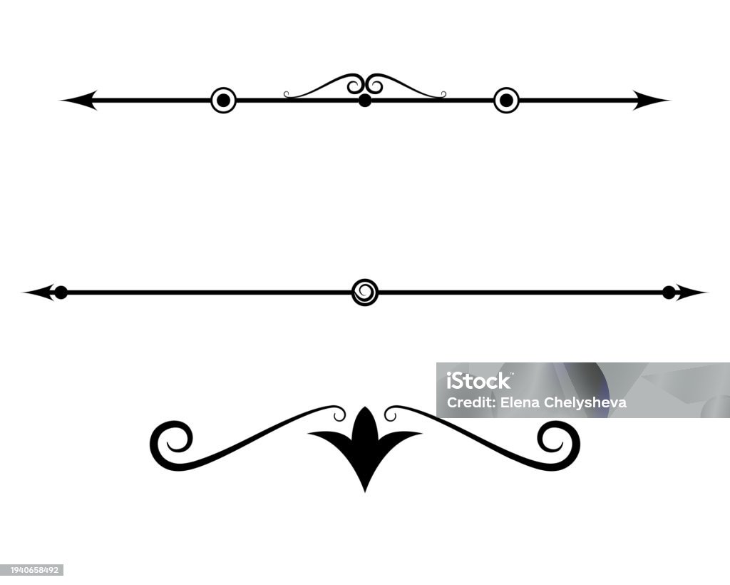 Ending Divider Sign Vector Dividers Stock Illustration - Download Image Now - Art, Banner ...