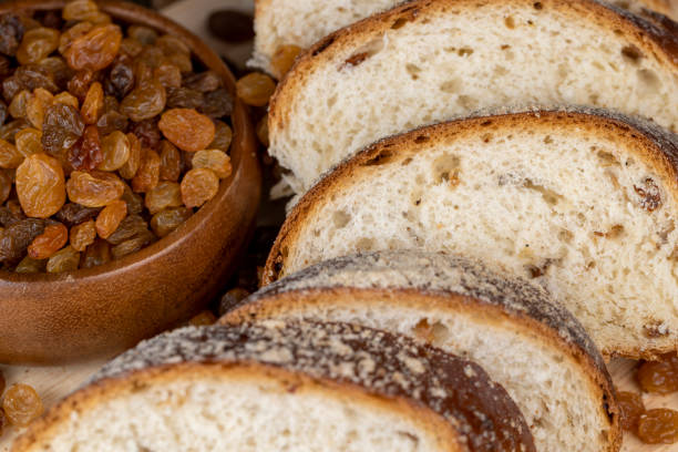 istock fresh and sweet wheat bun with raisins 1940722660