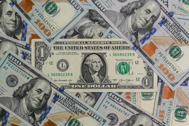istock Closeup of US dollar banknotes. 1940767006