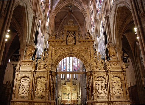 Santa María de Regla de León Cathedral is a Catholic church, the episcopal see of the diocese of León in the city of León, Castile and León, north-western Spain,