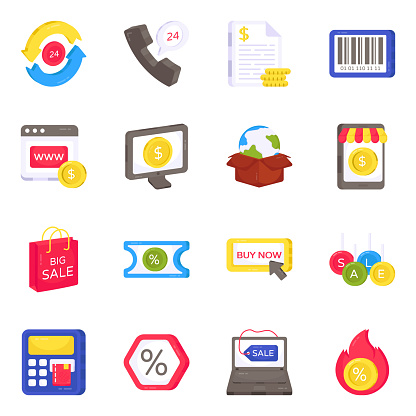 Check out these shopping vectors, which might be helpful for online shopping related projects. Download and have fun.