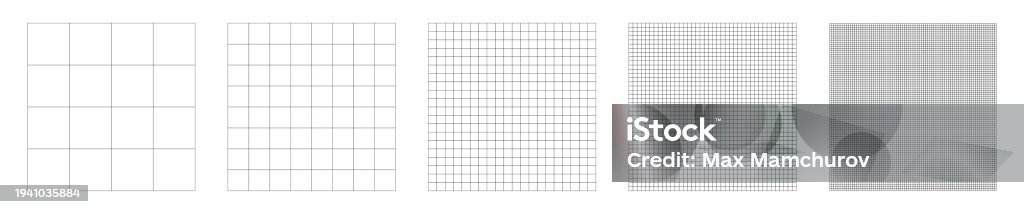 Grid Pattern Example Grid Pattern Vector Collection Set Of Grid Pattern Background Grid ...