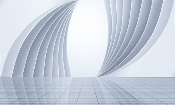 istock Modern abstract building ground background, suitable for automobile advertising background. 1941208226