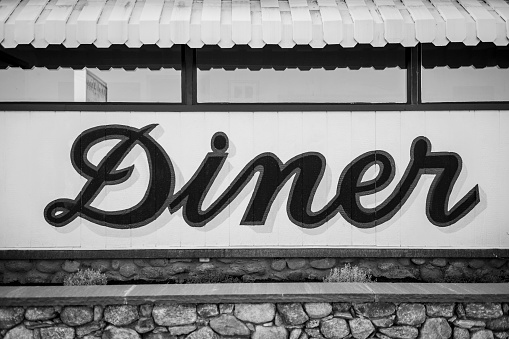 Exterior of diner in Northborough, Massachusetts.