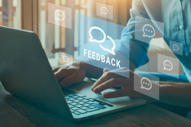 istock feedback concept, writing feedback review, reputation management 1941443419