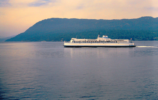 The Vancouver Island ferry from old film stock, 1982