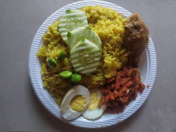 istock Yellow rice in the plate 1941488135