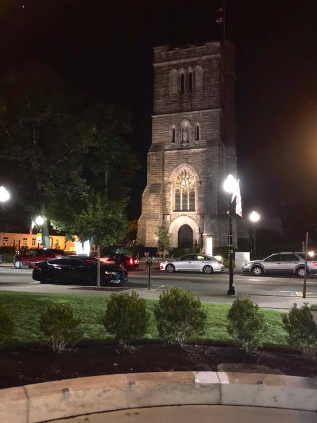 istock Morristown, New Jersey, at Night 1941567817