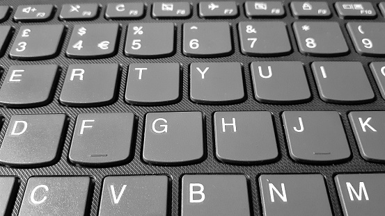 image of a black computer keyboard