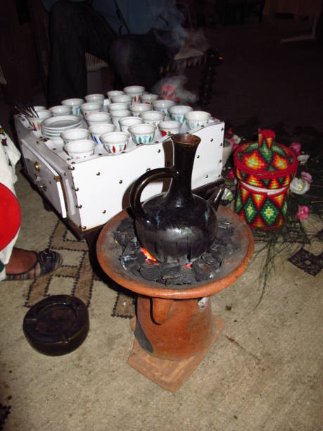 istock Making coffee in Gondor, Ethiopia 1941654277