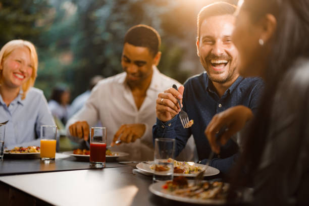 istock Business lunch in a restaurant! 1941727424
