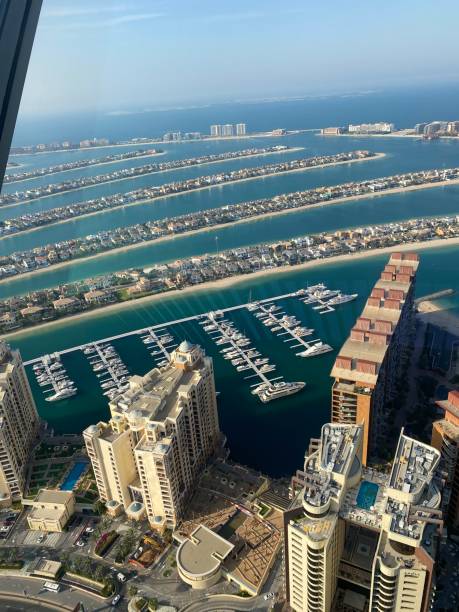 istock Palm Jumeirah under Persian Gulf Dubai 1941728453