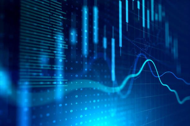 istock Data Technology Computer Generated Digital Currency and Exchange Stock Chart for Finance and Economy Display 1941807203