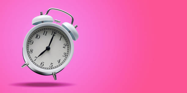 istock Vintage twin bell alarm clock ringing 1941840449