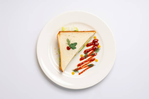 A simple breakfast menu, typically consisting of toast, fries, and fresh salad, is healthy and can be made at home.