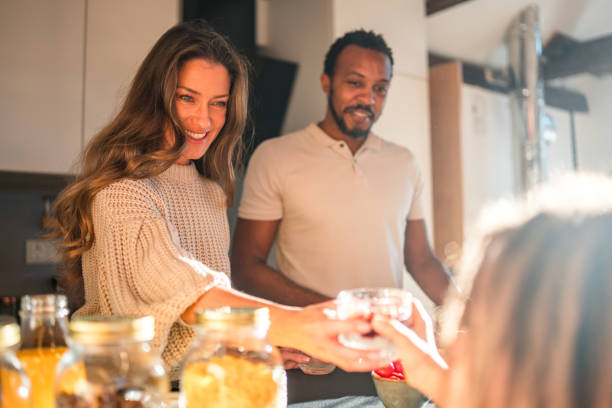 istock Diverse Family Gathering in Kitchen 1941863424