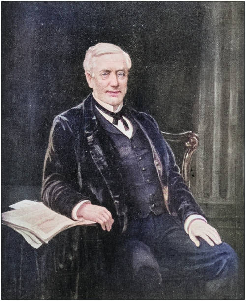 istock Antique photo of paintings: Man 1941886024