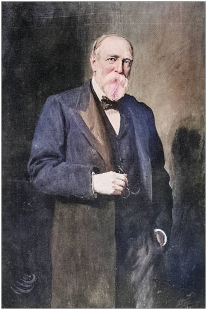 istock Antique photo of paintings: Man 1941910860