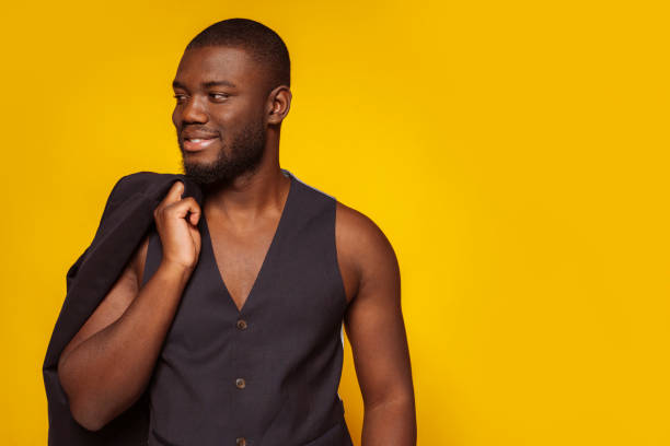 istock Young african stylish handsome cheerful man posing at studio 1941911932